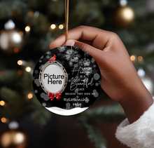 Load image into Gallery viewer, Black Memorial Ornament