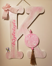 Load image into Gallery viewer, Wooden Intial Sign