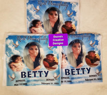 Load image into Gallery viewer, Memorial Shirt 100% Polyester ducrescreativedesigns