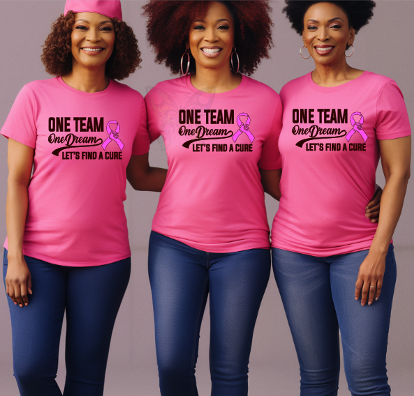 Breast Cancer Awareness One Team Shirt/Hoodie