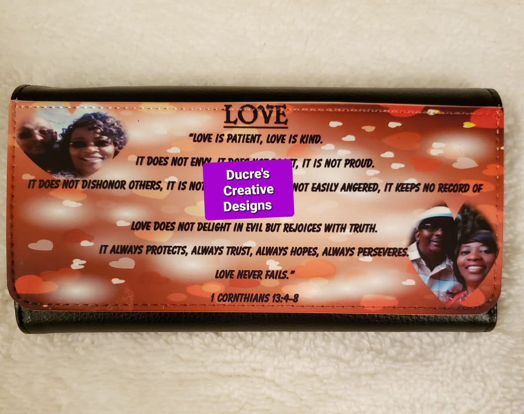 Customized Women Wallet wallet, women Ducre's Creative Designs