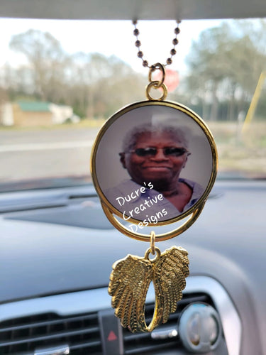 memorial, customized ornament, car. Car hanger memorial Wing Ornament ducrescreativedesigns Cars, Trucks & Vans