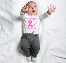 Load image into Gallery viewer, Breast Cancer Awareness Baby Sleeper/ T- Shirt
