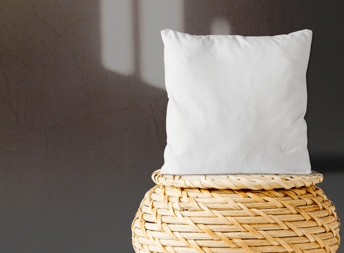 White Satin Pillow Ducre's Creative Designs 