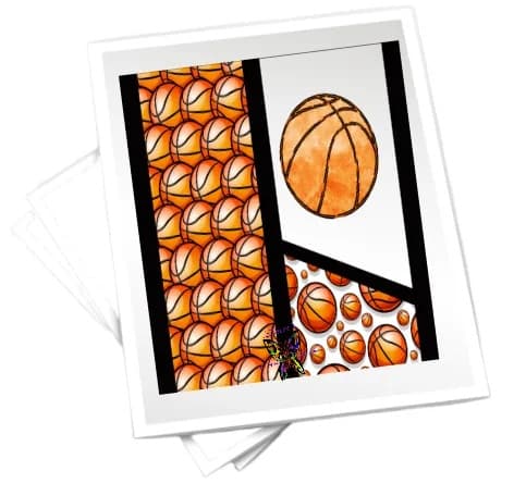 Basketball Sublimation Transfer Sheet Ducre's Creative Designs 