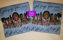 Load image into Gallery viewer, God says you are 100% Polyester Shirts ducrescreativedesigns 
