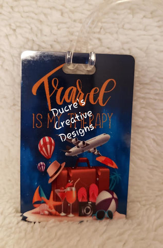 Luggage Tags Double-sided ducrescreativedesigns 