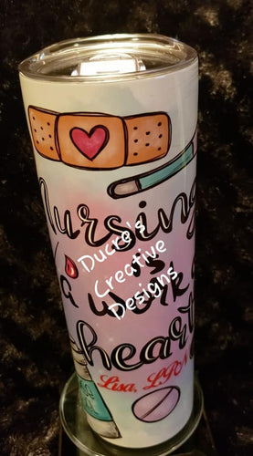 Customized Drinking Tumbler-20oz ducrescreativedesigns 