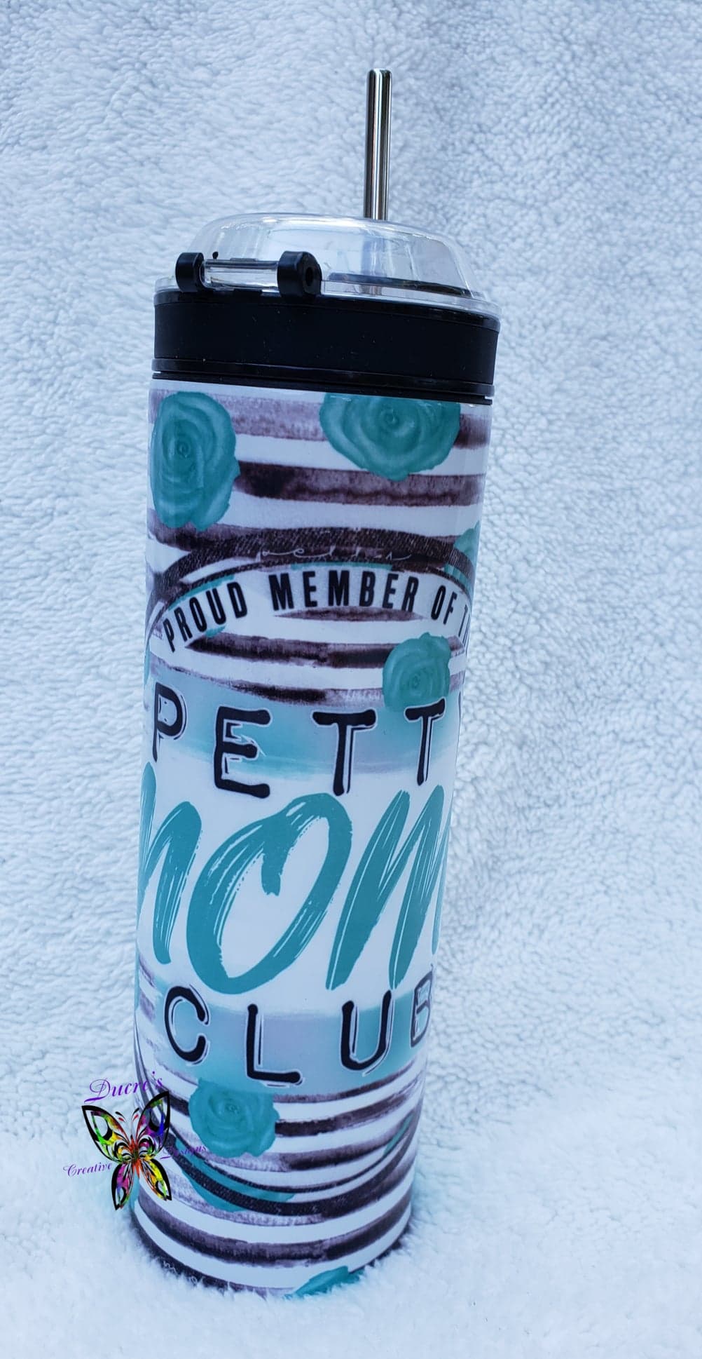 Petty Mom Club Snack Tumbler-20oz Ducre's Creative Designs 