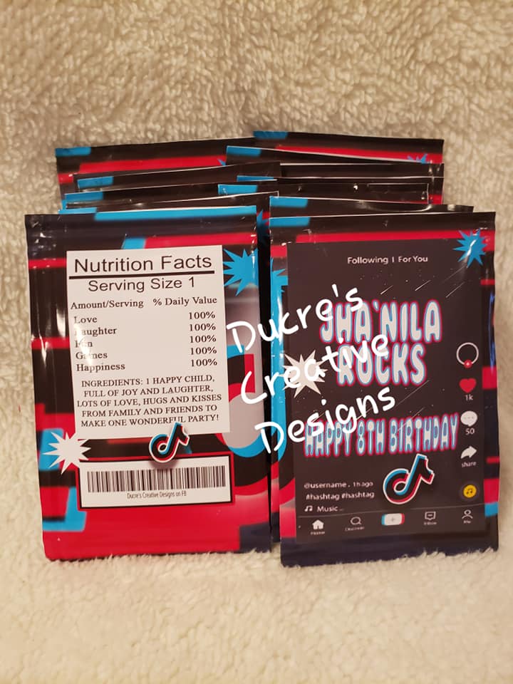 Pop Rocks Party Favor Personalized Ducre's Creative Designs
