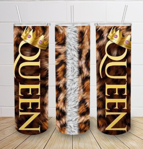 Queen Drinking Tumbler-20oz Ducre's Creative Designs 