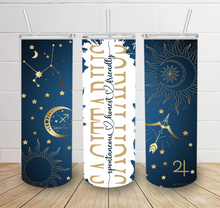 Load image into Gallery viewer, Zodiac Sign Tumbler 20oz
