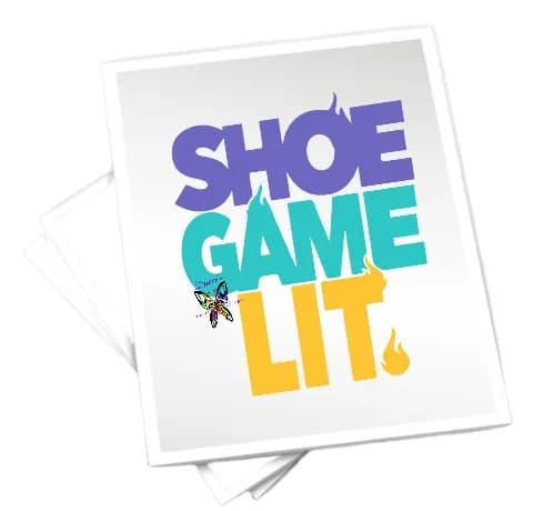 Shoe Game Lit Sublimation Transfer Sheet Ducre's Creative Designs 